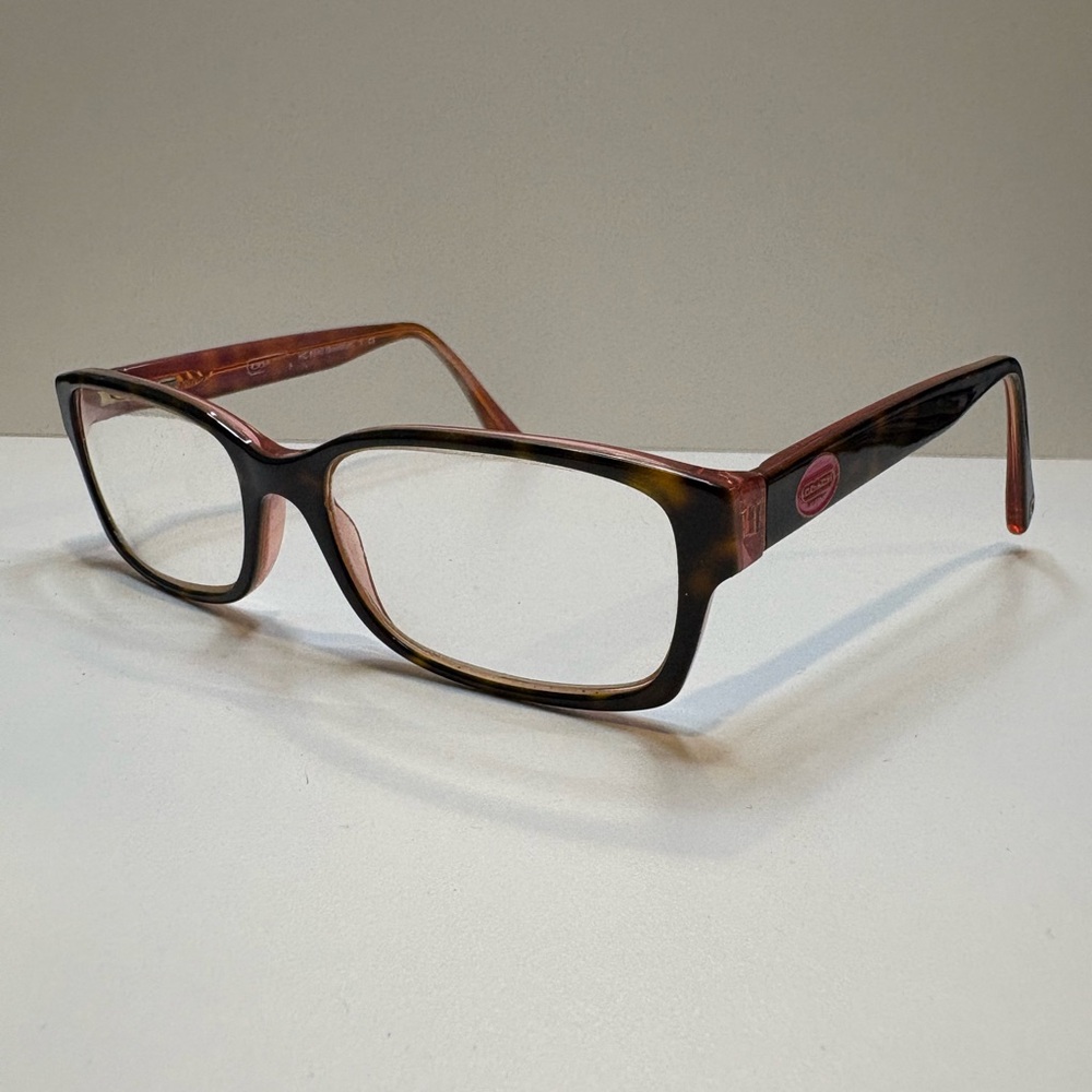 COACH EYEGLASSES HC6040 (Brooklyn) 5115 (Tortoise/Pink) 52•16•135 COACH GLASSES - Picture 2 of 15